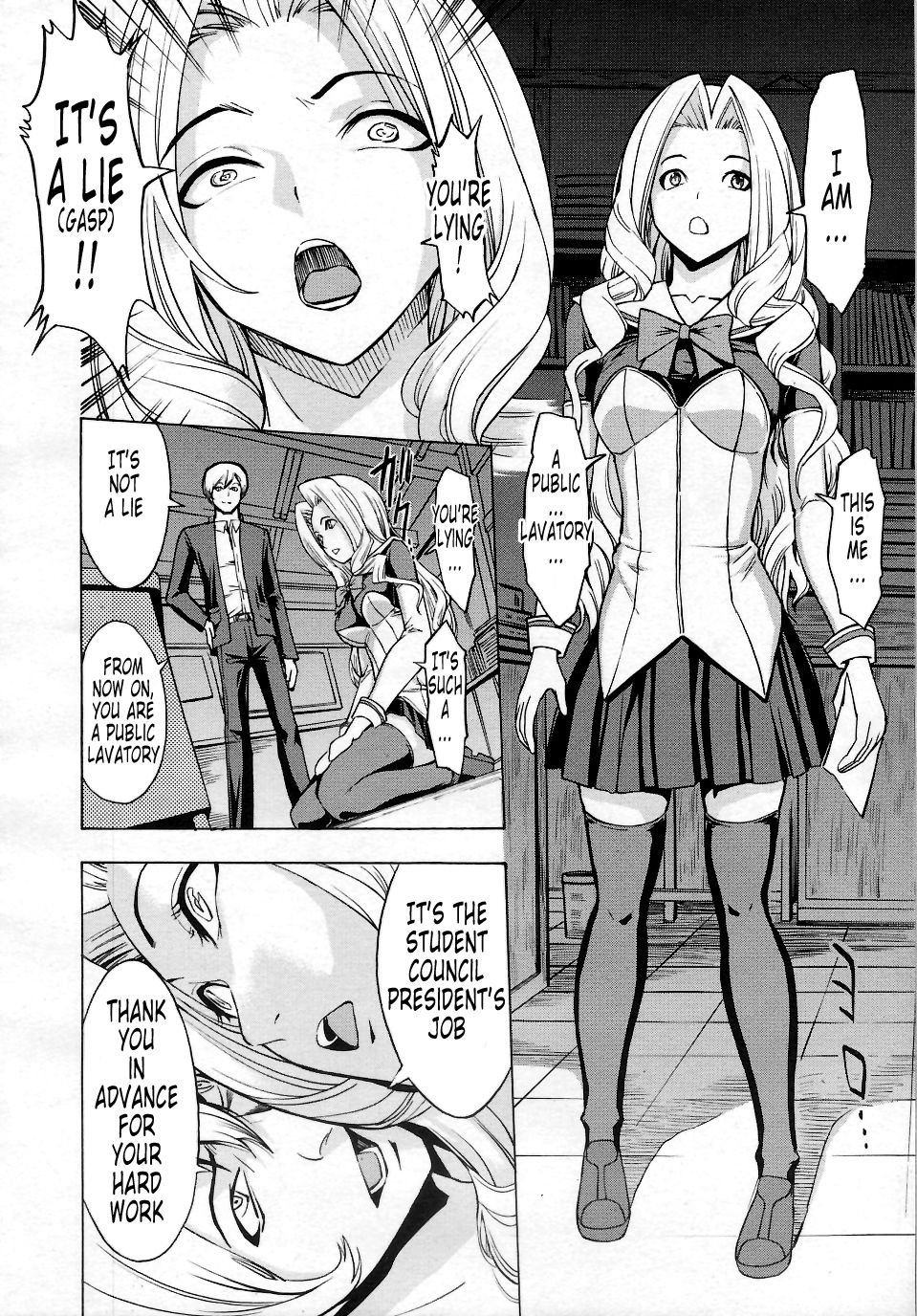 Hentai Manga Comic-Koukai Benjo-Chapter 1-6